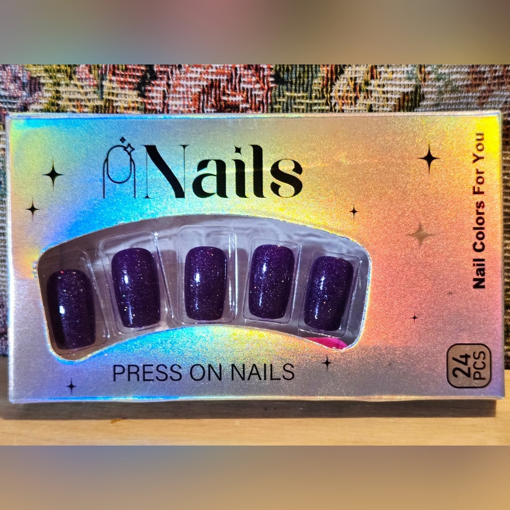 Press-On - Sparkling Purple